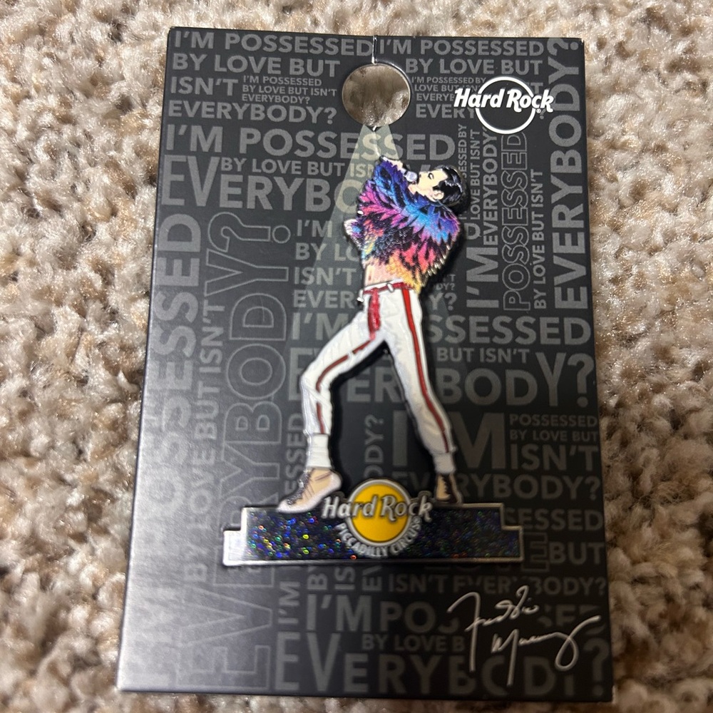 Hard Rock Cafe Freddie Mercury Phoenix Trust Pin